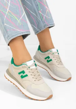 Sneakers dama Magalis bej imagine