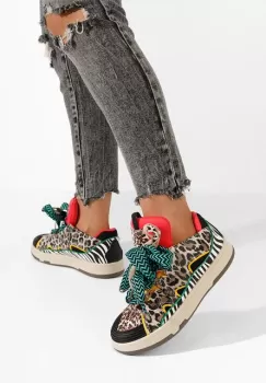 Sneakers dama Mellow leopard imagine