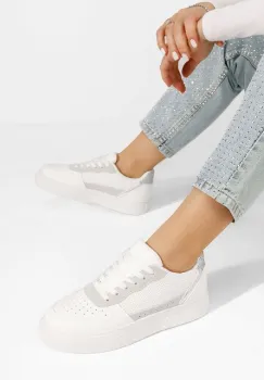 Sneakers dama Merlyna albi imagine
