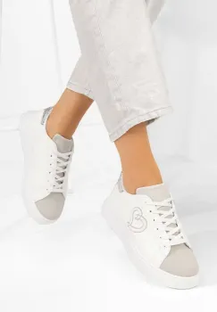 Sneakers dama Tomeka albi imagine