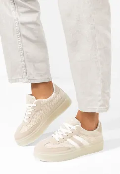 Sneakers dama Udinea bej imagine