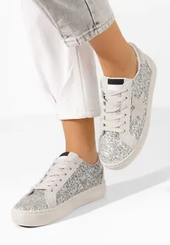 Sneakers dama Vayne argintii imagine