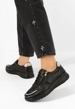 Sneakers dama Vernisa negri imagine