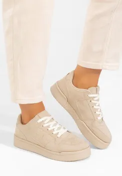 Sneakers dama Zalira bej imagine