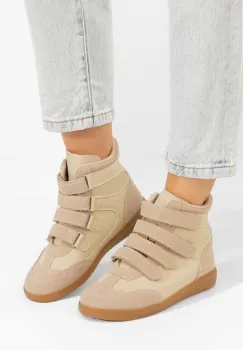 Sneakers High-Top Fluvia kaki imagine