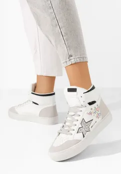 Sneakers High-Top Morella albi imagine