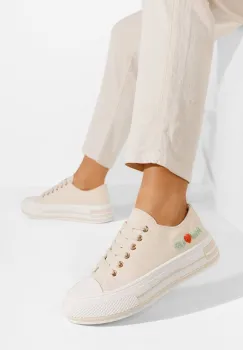 Tenisi dama Amour bej imagine