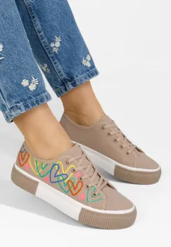 Tenisi dama Milanna V3 bej imagine