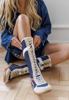 Tenisi inalti dama Daine V2 navy imagine