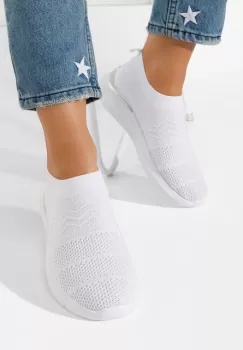 Tenisi Slip-On Brona albi imagine